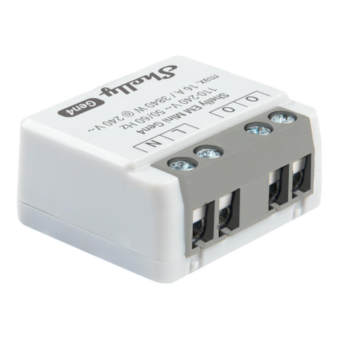 Shelly EM Mini Gen4 16A Compact Energy Meter with Multiprotocol Support