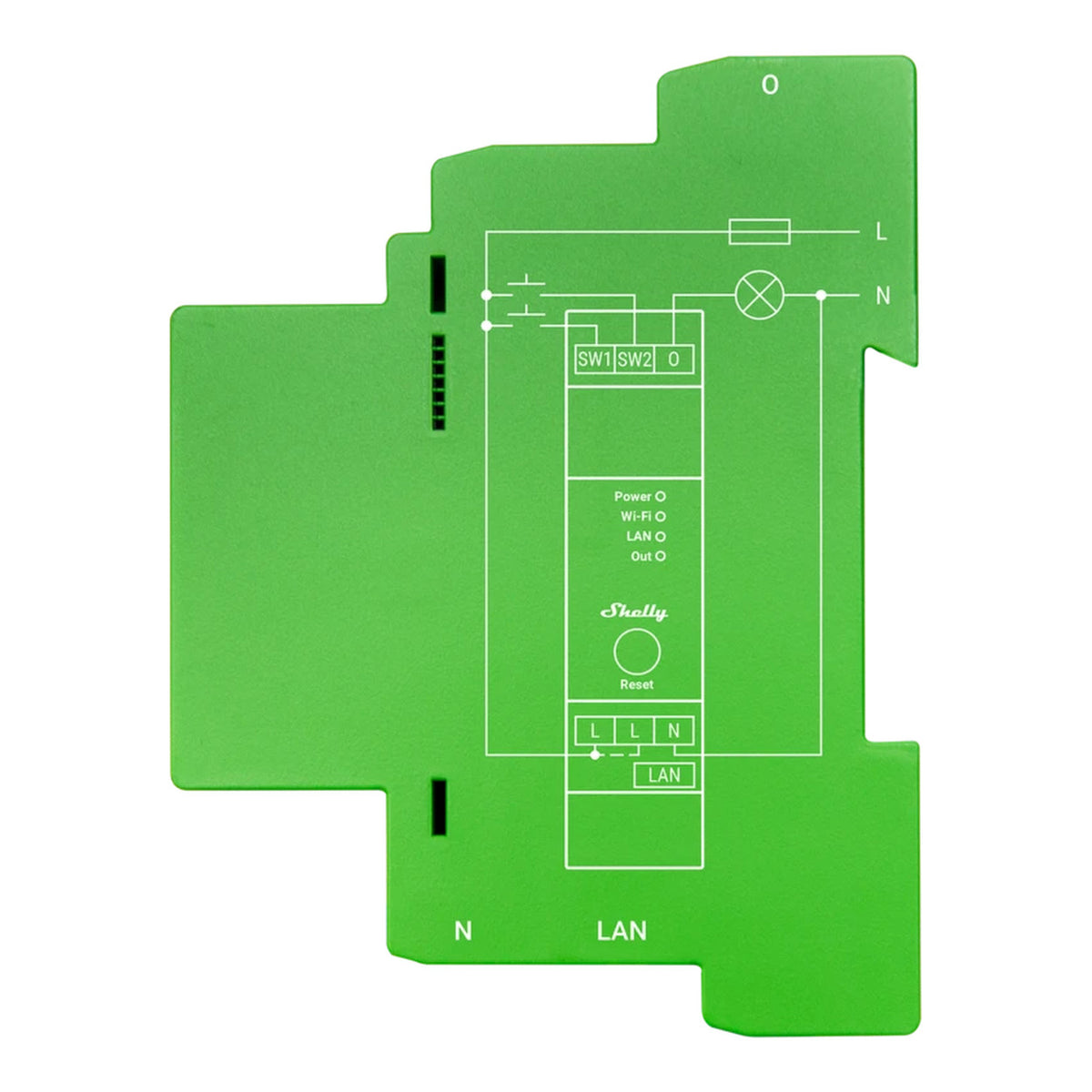 Shelly Pro Dimmer 1PM DIN-rail Mountable Smart Dimmer