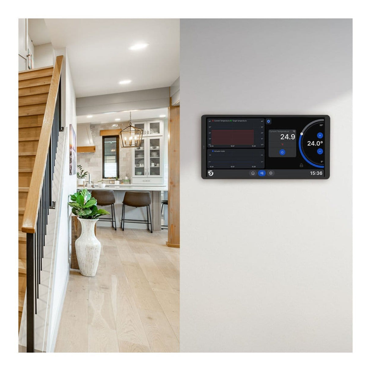 Shelly X2i 6.95-inch Smart Wall Display Black