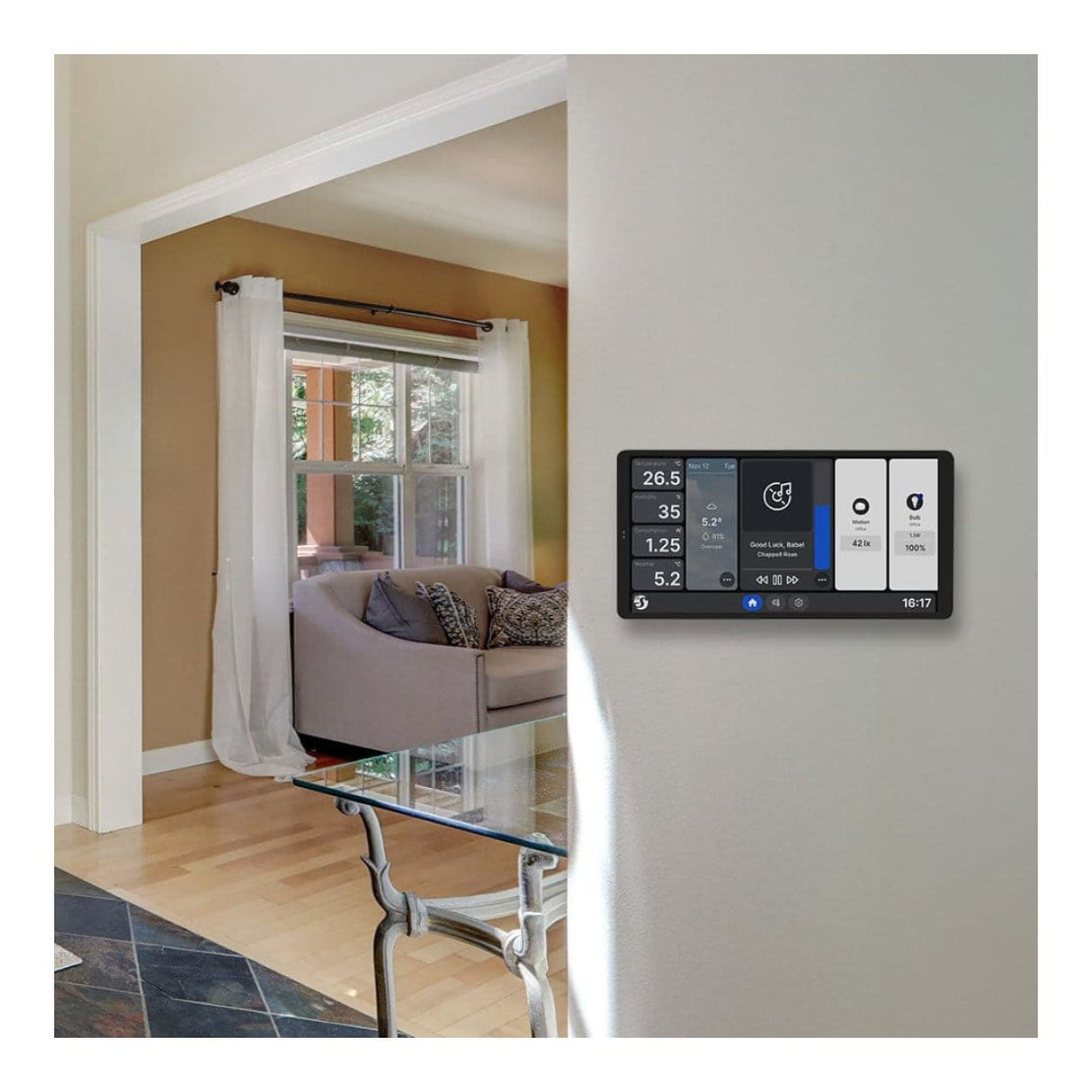 Shelly X2i 6.95-inch Smart Wall Display Silver