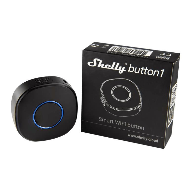 Shelly Smart Button1 Black SHELLYBUTTON1(BLACK)
