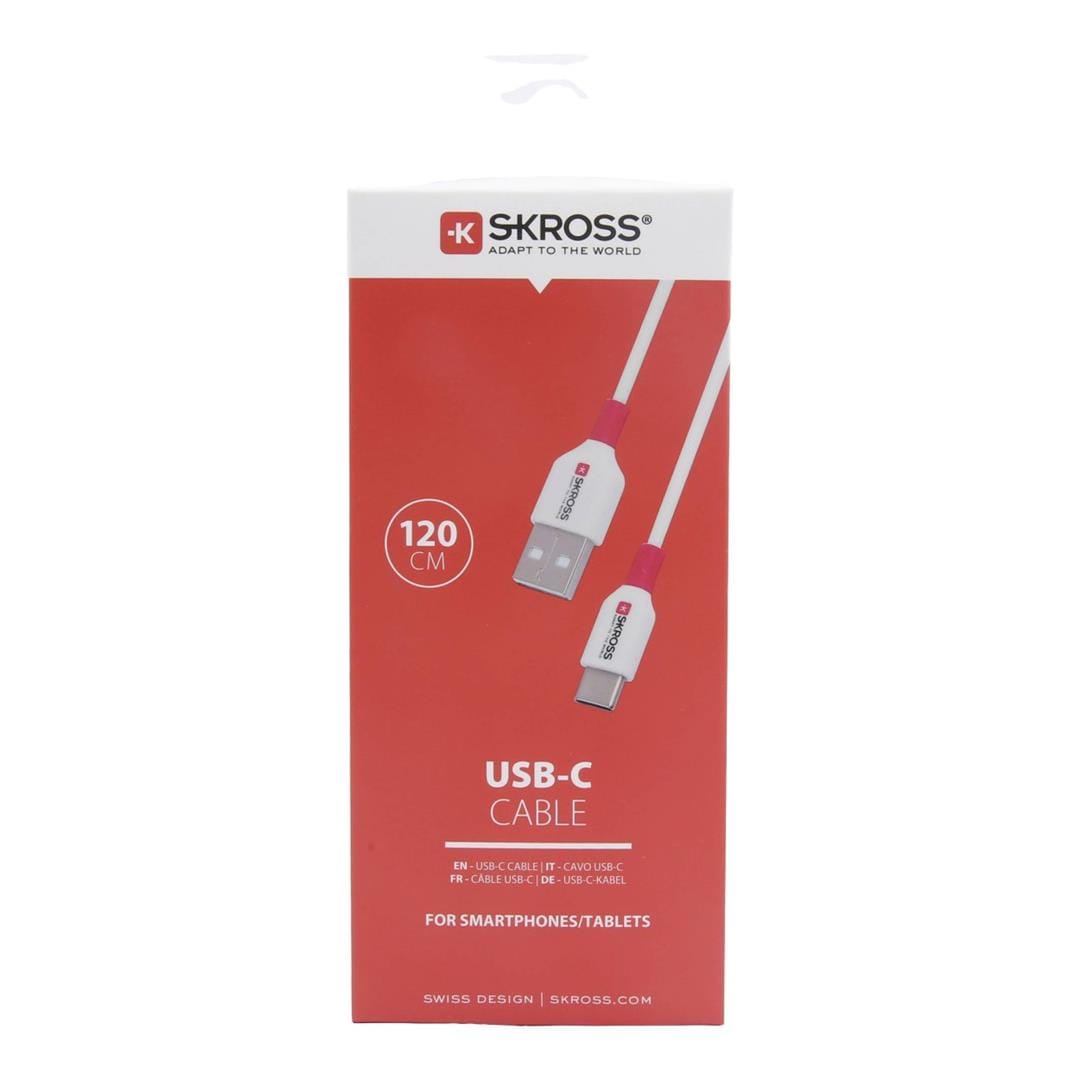 Skross Type-A to Type-C Cable 1.2m White SKCA0002A-C120CN