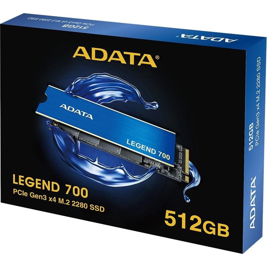 ADATA Legend 700 Gold 512GB M.2 2280 PCIe Internal SSD SLEG-700G-512GCS-S48