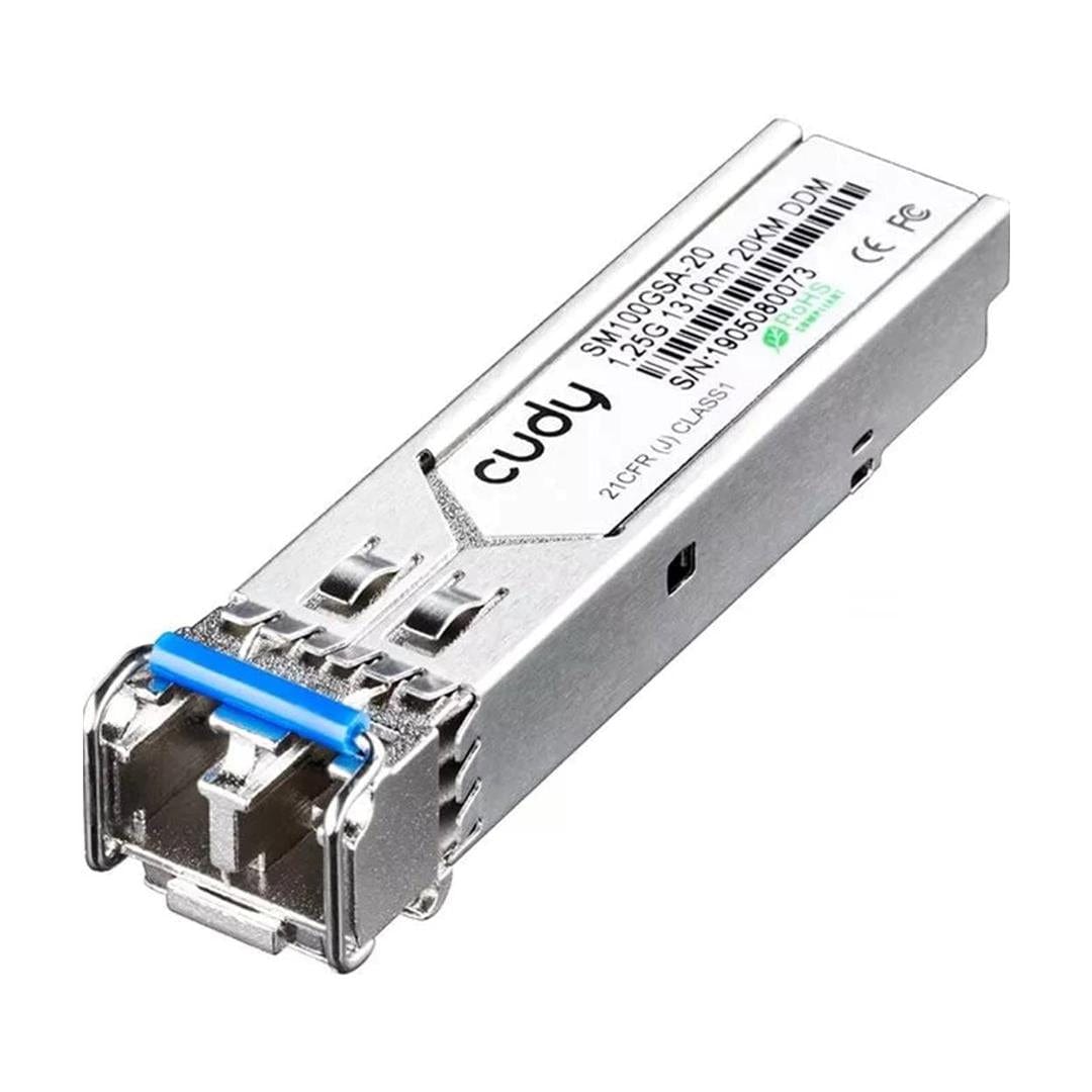Cudy Single-Mode 1.25G LC SFP 1310nm 20km Transceiver Module SM100GSA-20