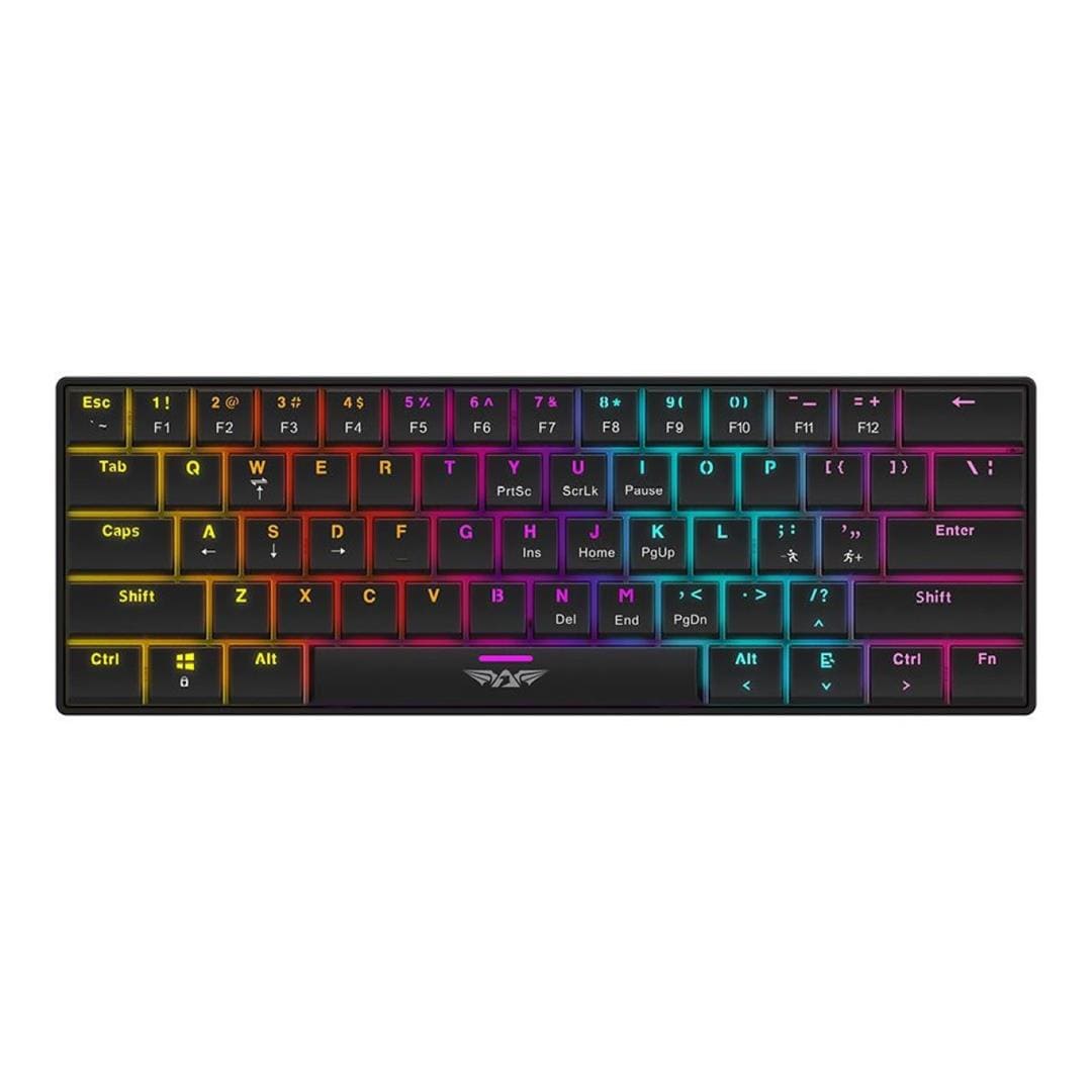 Armaggeddon SMK-1C Psychsparrow Mechanical Keyboard Low Profile Silent Gaming Keyboard Linear SMK1CBLINE