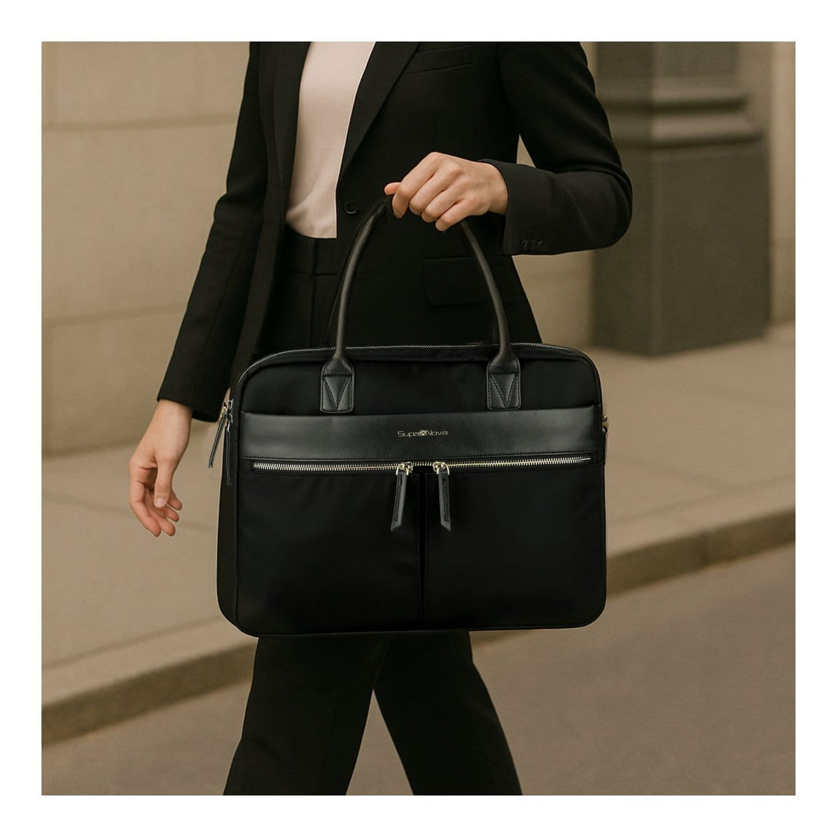 SupaNova Sienna 14.1-inch Ladies Notebook Backpack Black SN-1025-BK