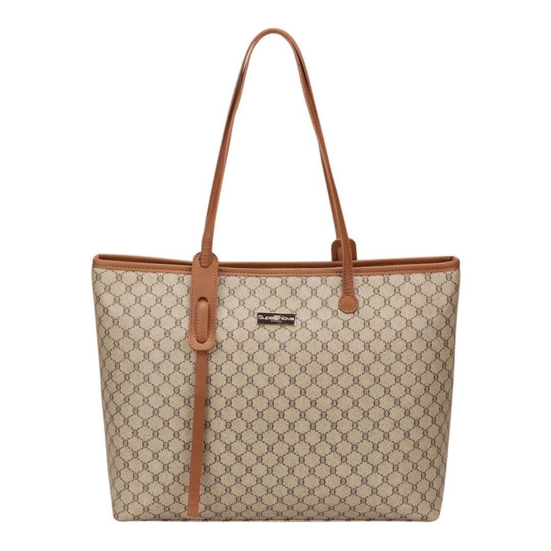 Supanova Zafira 15.6-inch Notebook Tote Bag Brown SN-1092-BR