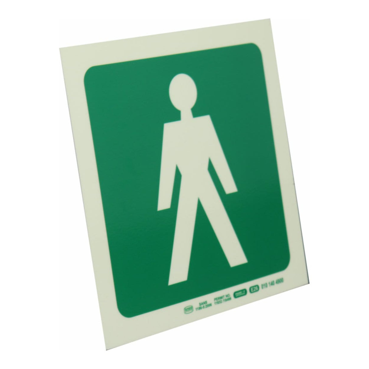 Parrot Photoluminescent 190mm Safety Sign E26 Male Symbol SNP19E26
