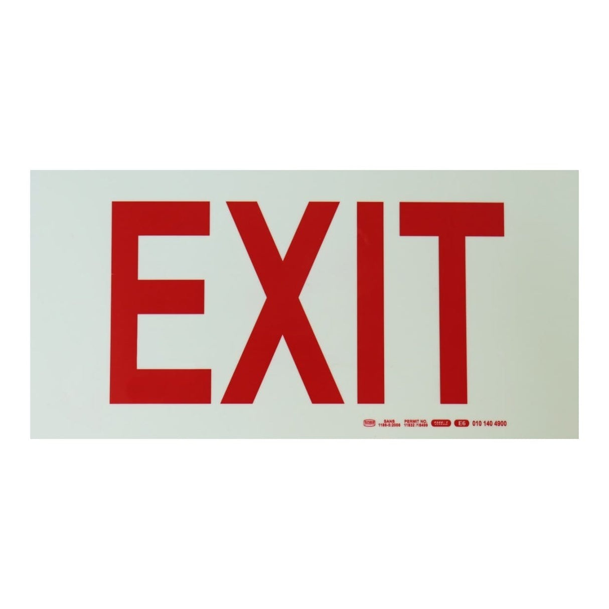 Parrot Photoluminescent 190mm Safety Sign E6 Exit SNP19E6