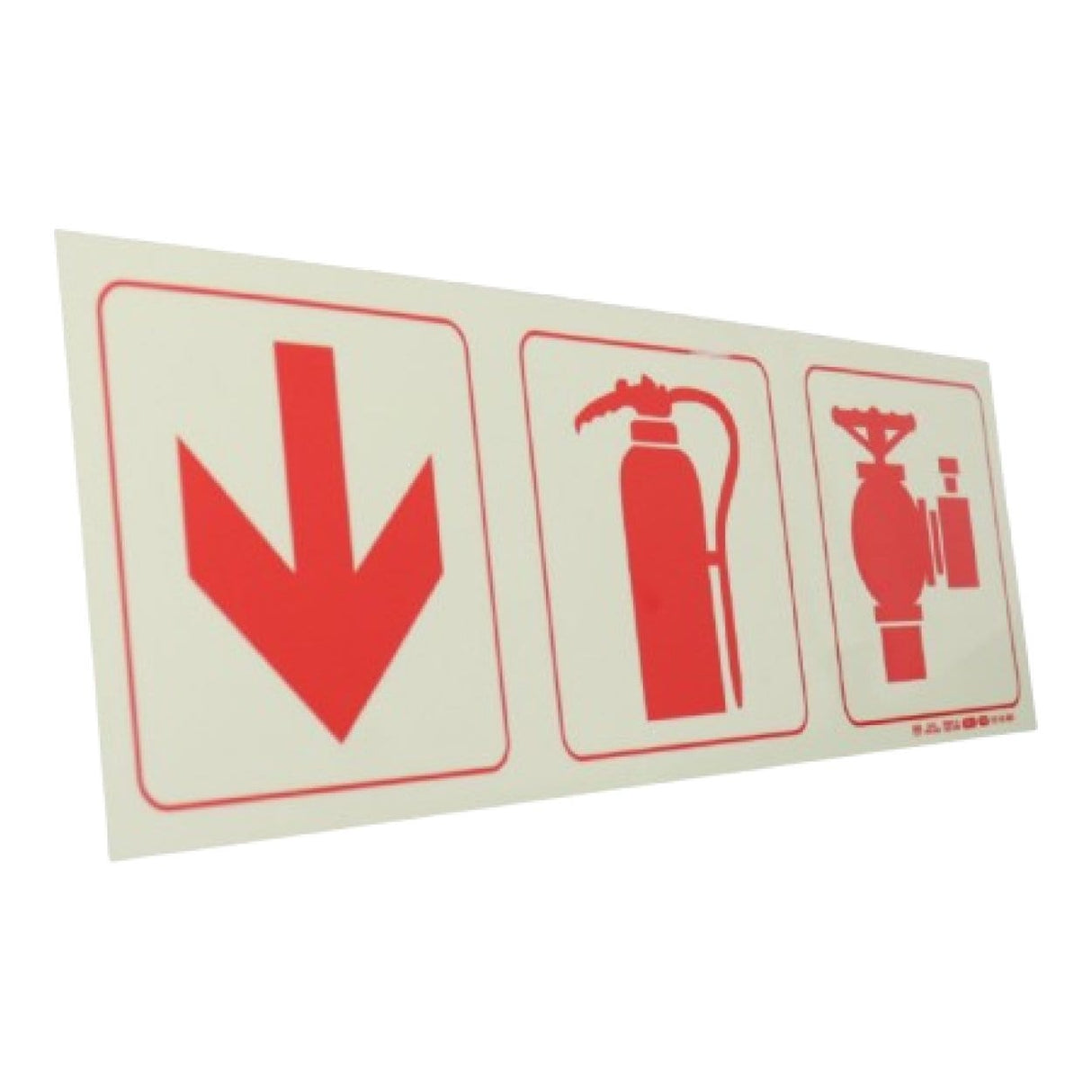 Parrot F10 Photoluminescent 190mm Safety Sign SNP19F10