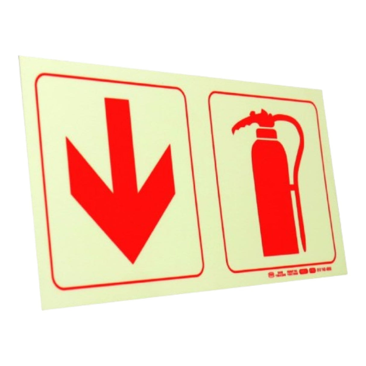 Parrot F13 Photoluminescent 190mm Safety Sign SNP19F13