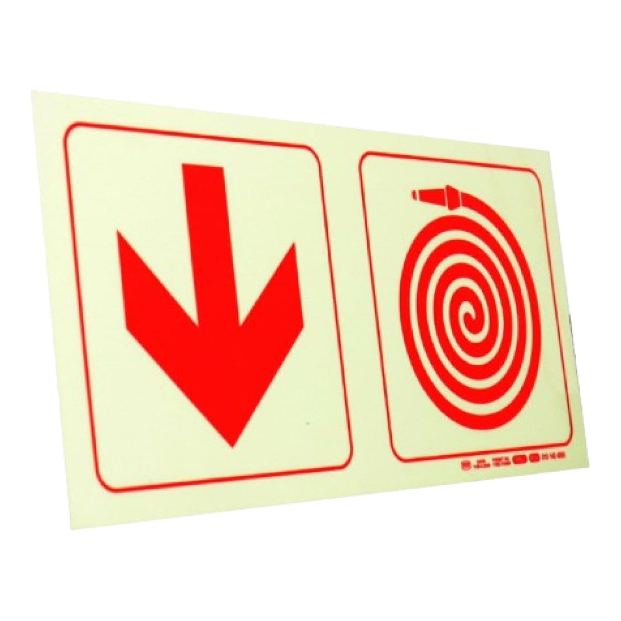 Parrot F14 Photoluminescent 190mm Safety Sign SNP19F14