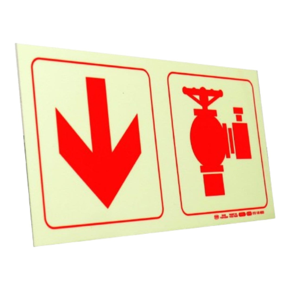 Parrot F15 Photoluminescent 190mm Safety Sign SNP19F15