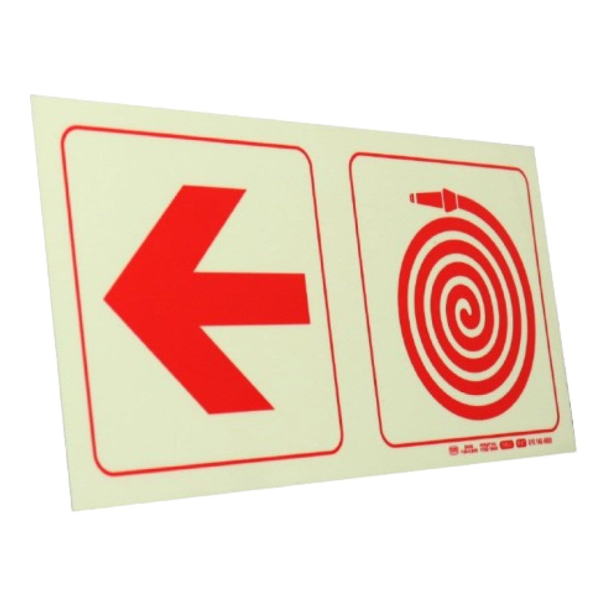 Parrot F17 Photoluminescent 190mm Safety Sign SNP19F17