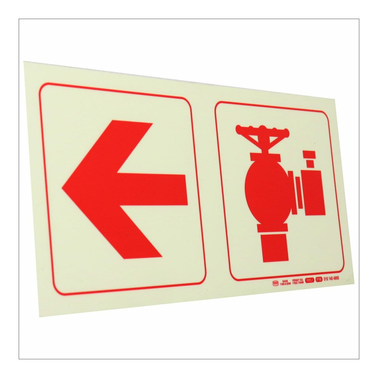 Parrot 190mm Photoluminescent Safety Sign SNP19F18