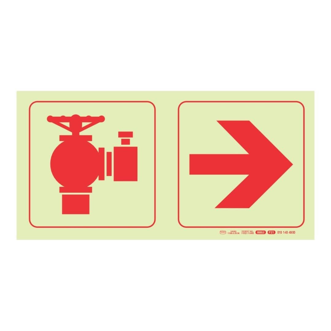 Parrot Photoluminescent 190mm Safety Sign SNP19F21