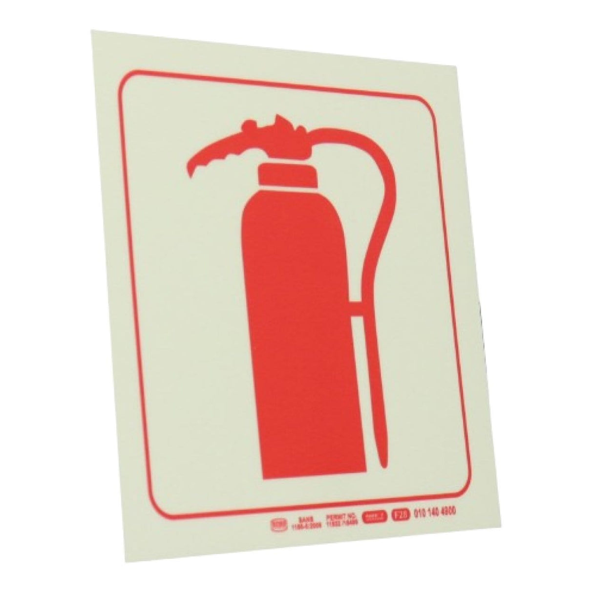 Parrot F28 Photoluminescent 190mm Safety Sign SNP19F28