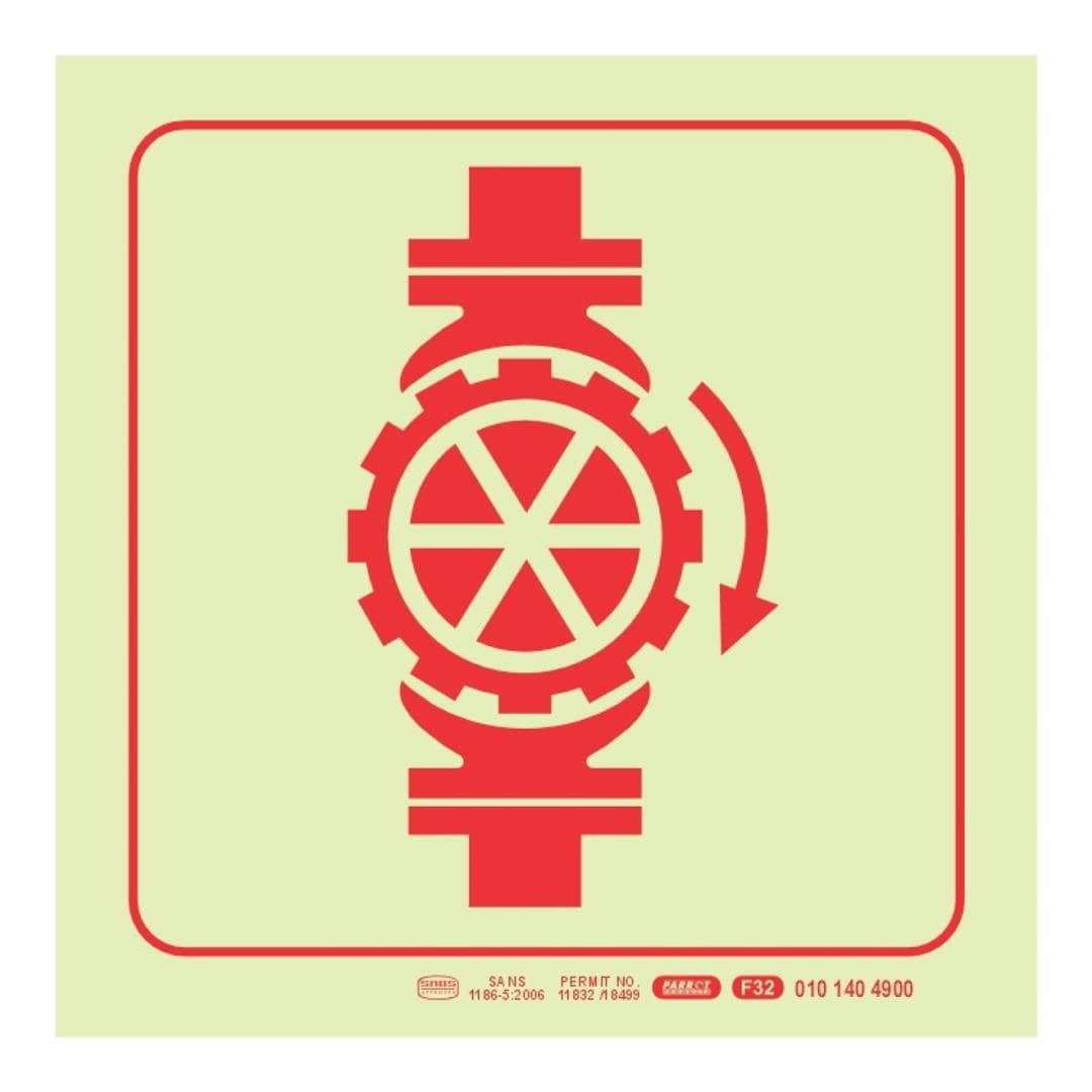 Parrot F32 Photoluminescent 190mm Safety Sign SNP19F32