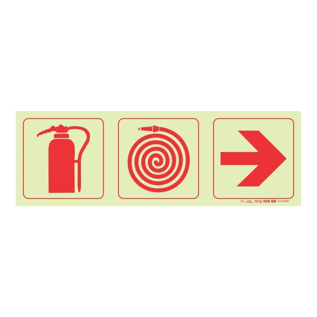 Parrot 190mm Photoluminescent Safety Sign SNP19F6