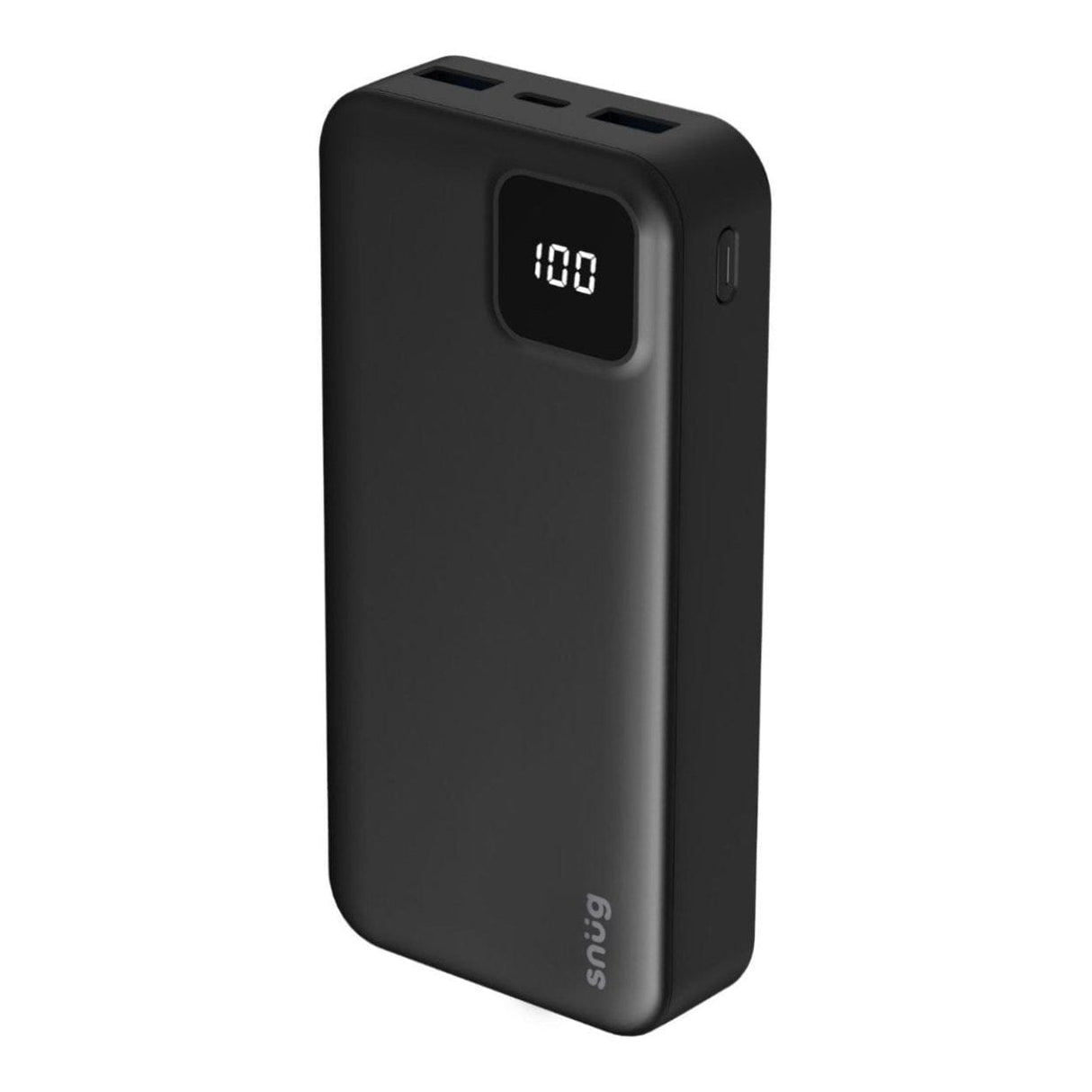 Snug 20,000mAh Square Digital Black Power Bank SNPB-20000-SQ