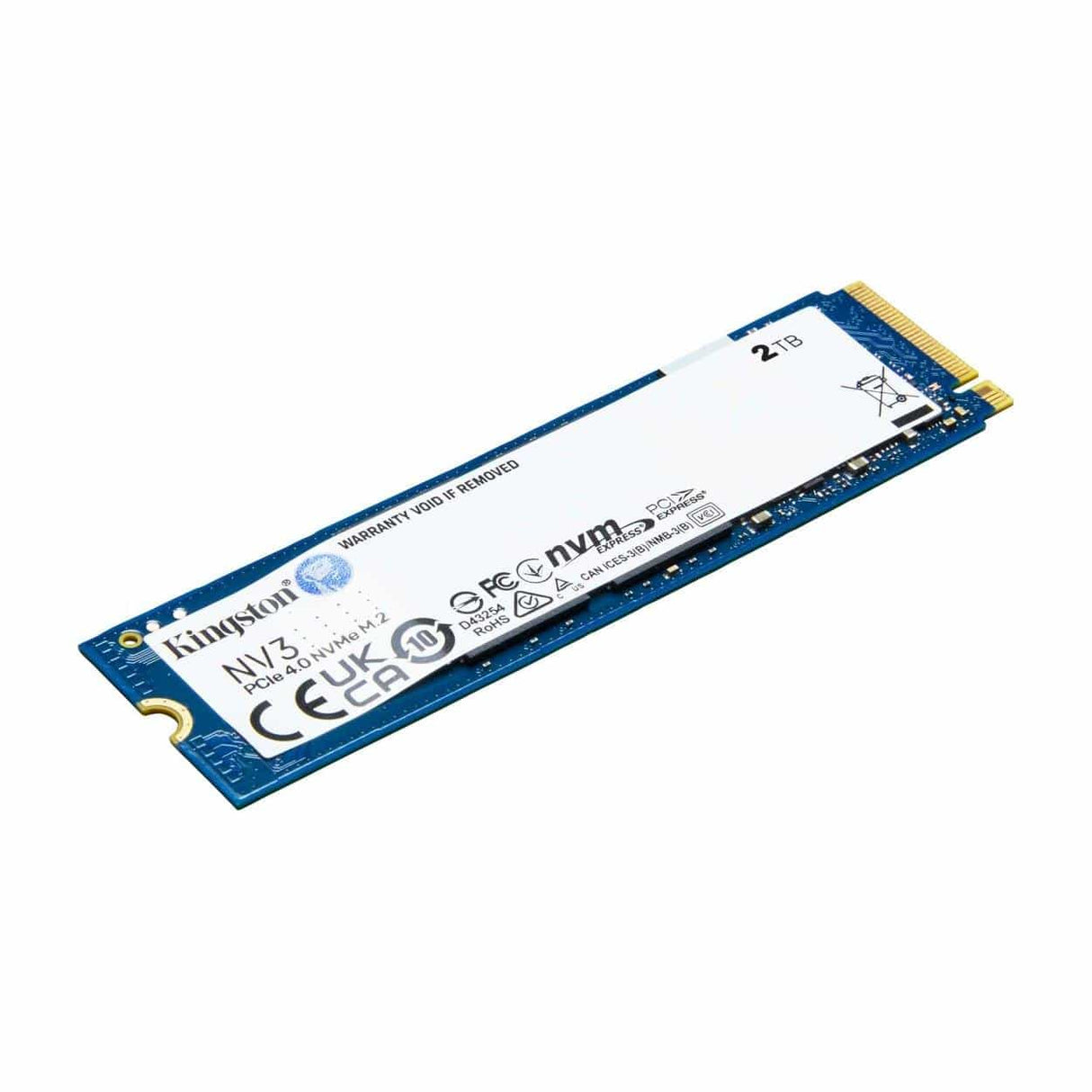 Kingston NV3 M.2 2TB PCIe 4.0 NVMe Internal SSD SNV3S/2000G