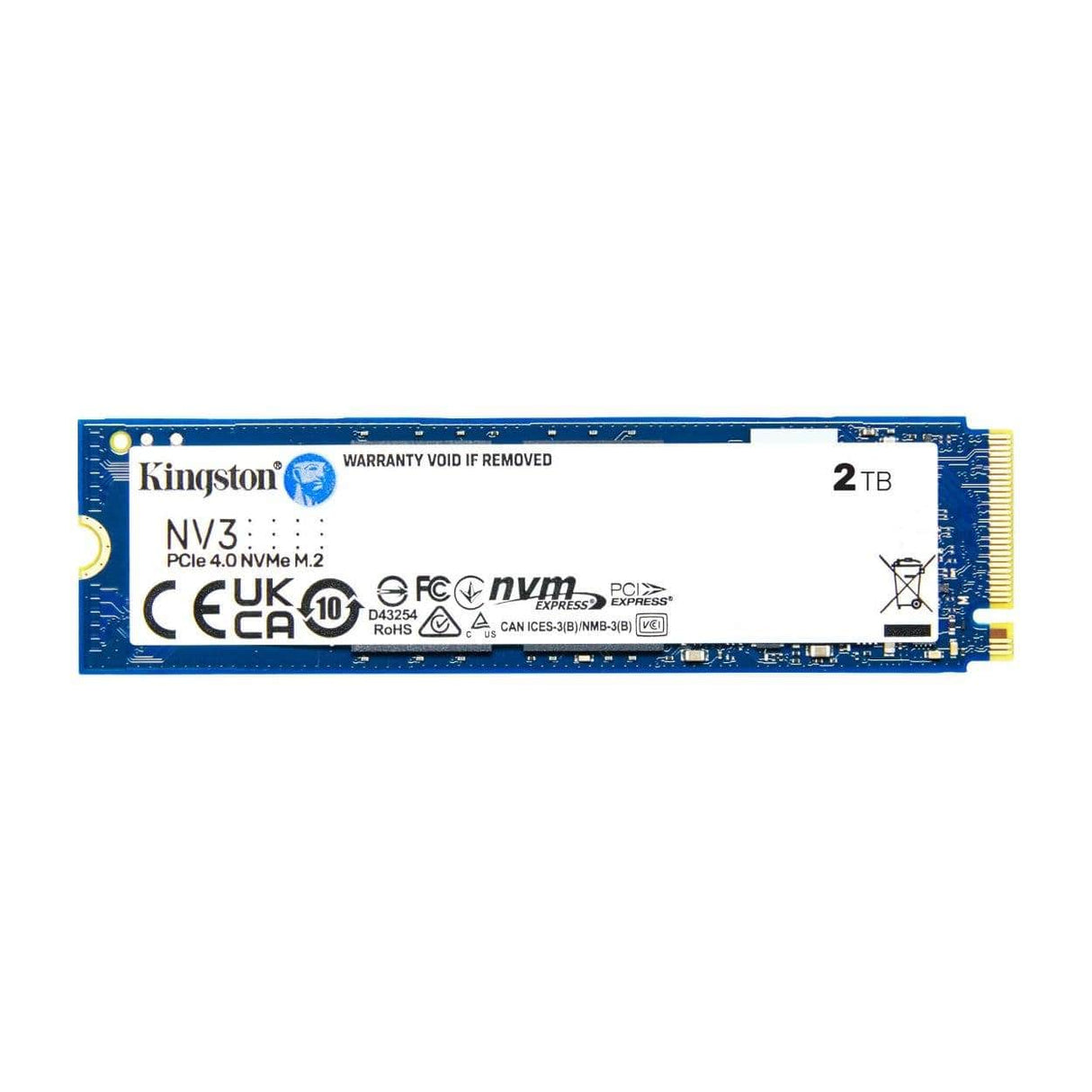 Kingston NV3 M.2 2TB PCIe 4.0 NVMe Internal SSD SNV3S/2000G