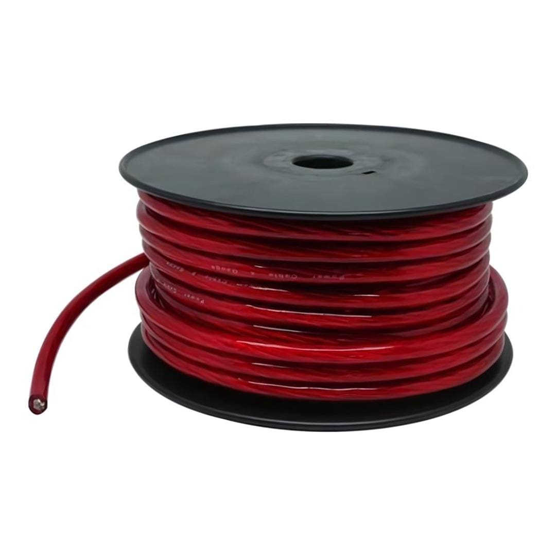 Solarix 30m 25mm2 Battery Power Cable Roll - Red SOL25MM2BC30MRD