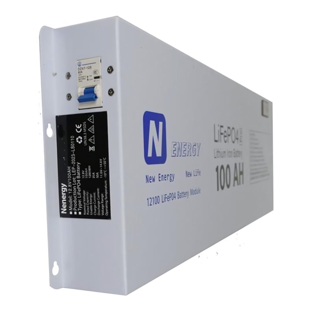 Solarix Nenergy 12V 100Ah LiFePo4 Single Battery Module SOLNE12V100AH