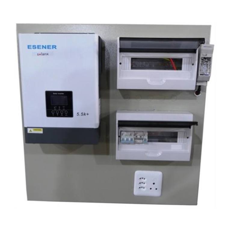 Solarix Esener 5.5KVA 48VDC 100A High Voltage Parallel Inverter and Semi Plug-and-Play Power Board Solution SOLPBPLUSES55KVA