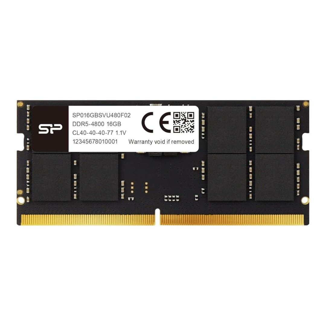 Silicon Power SP016GBSVU480F02 SO-DIMM ECC Memory Module 16GB 1 x 16GB DDR5 4800MHz
