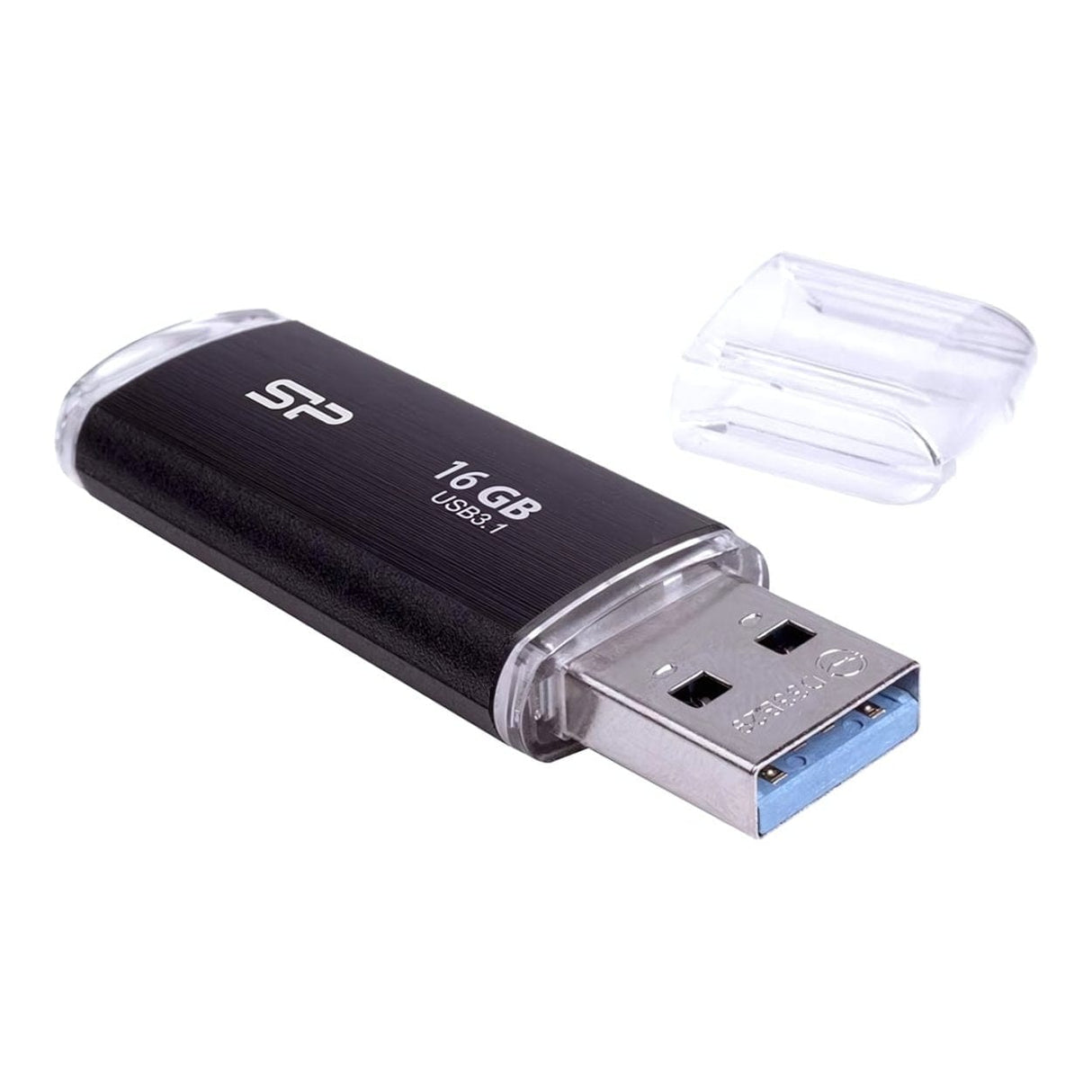 Silicon Power Blaze B02 16GB USB Type-A 3.2 Black USB Flash Drive SP016GBUF3B02V1K