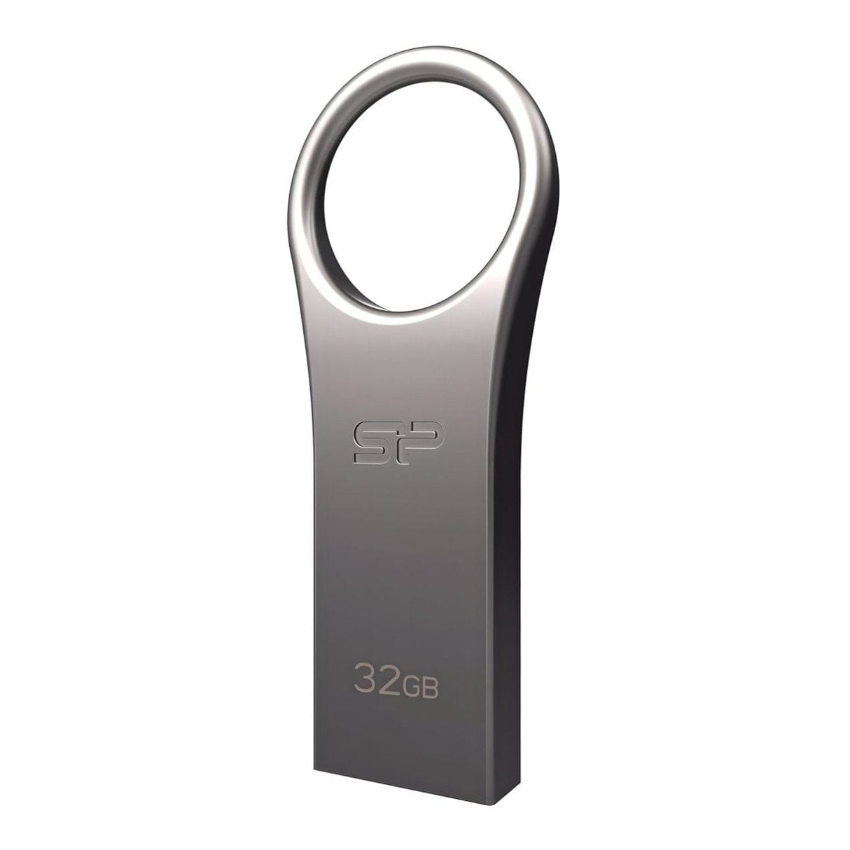 Silicon Power Jewel J80 32GB Titanium USB Flash Drive SP032GBUF3J80V1T