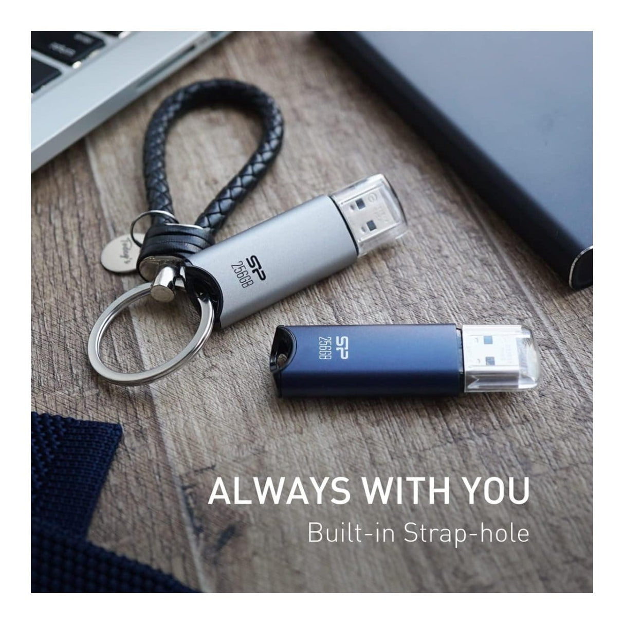 Silicon Power Marvel M02 256GB USB Type-A 3.2 Blue USB Flash Drive SP256GBUF3M02V1B