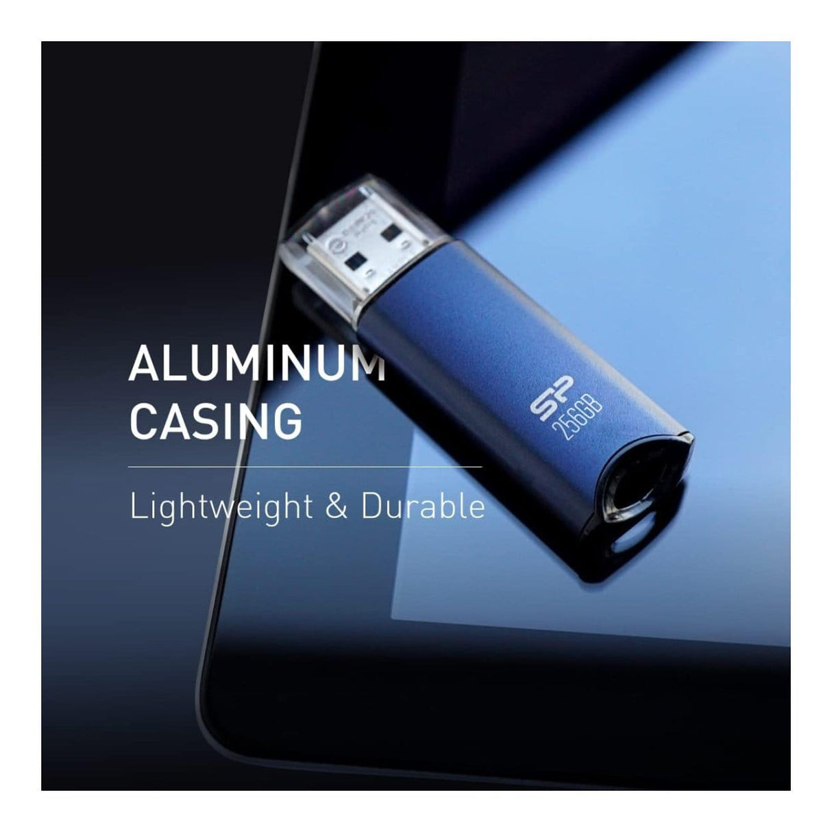Silicon Power Marvel M02 256GB USB Type-A 3.2 Blue USB Flash Drive SP256GBUF3M02V1B
