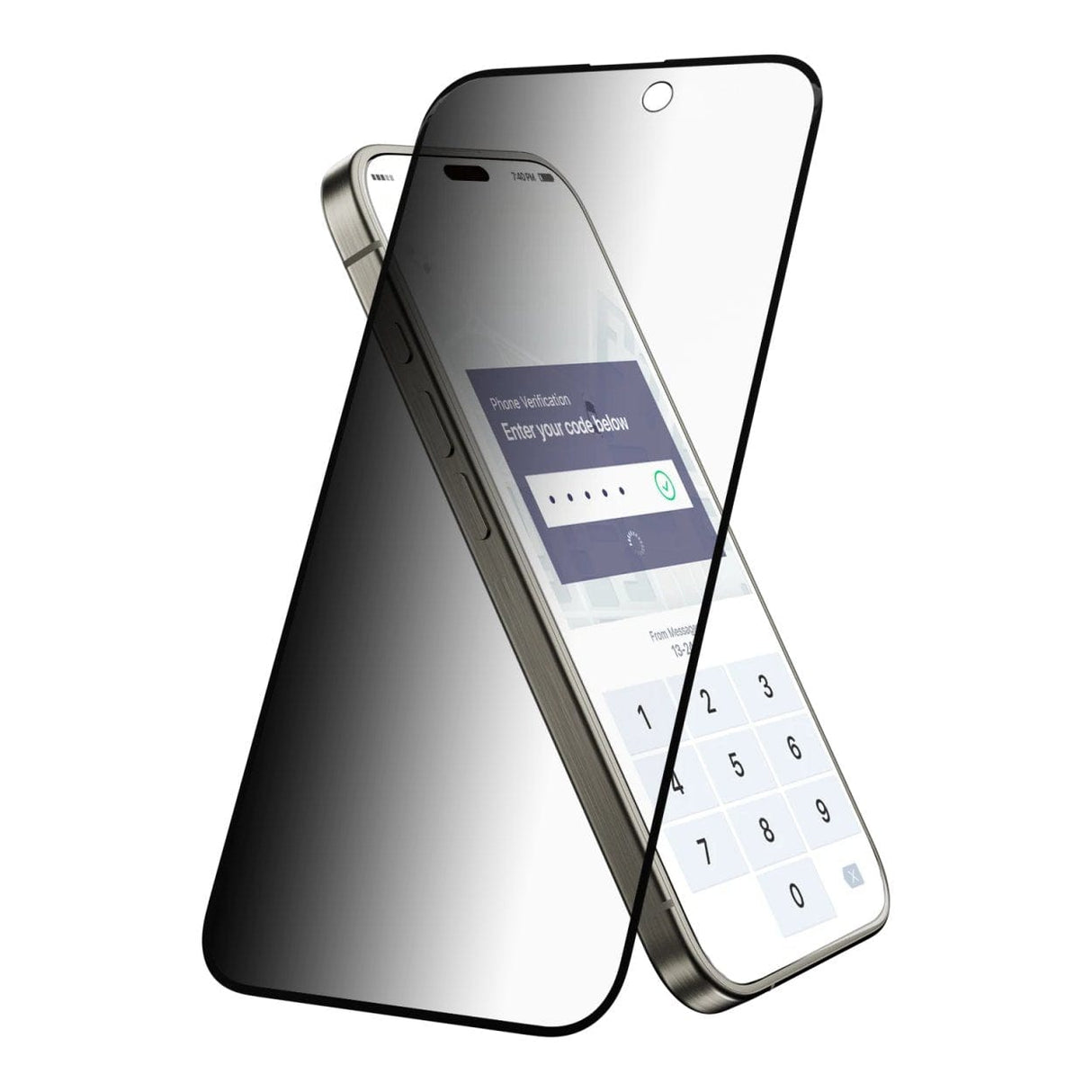 SwitchEasy Privacy Screen Protector for iPhone 16 Pro Max - Clear SPH67P053TR24