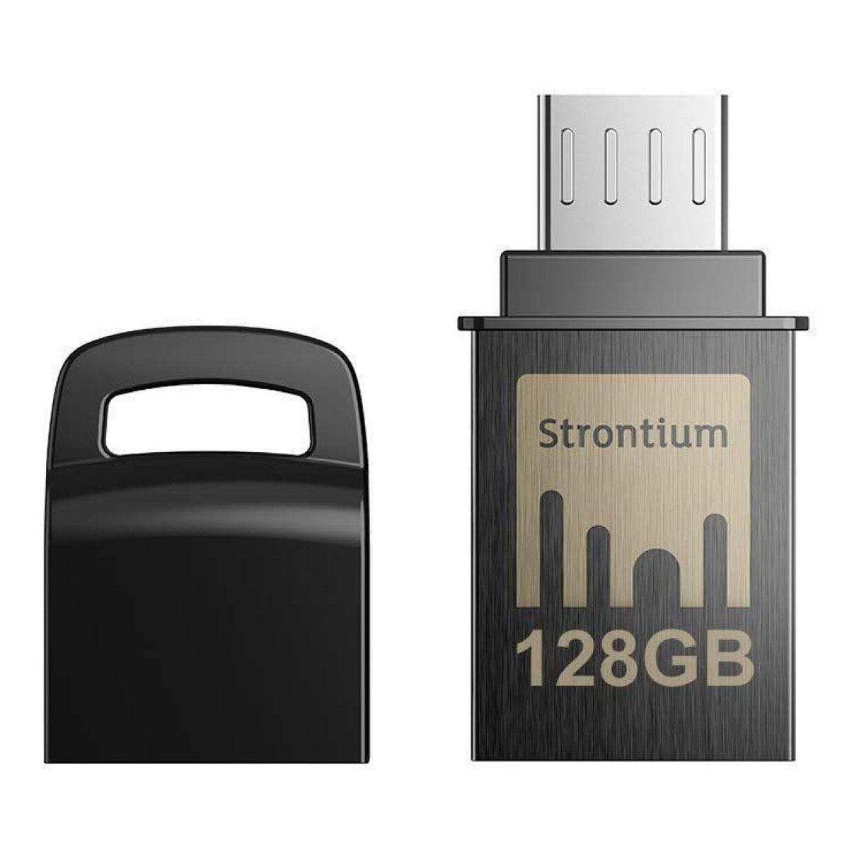 Strontium Nitro OTG 128GB USB 3.1 Black Flash Drive SR128GBBOTG2Y