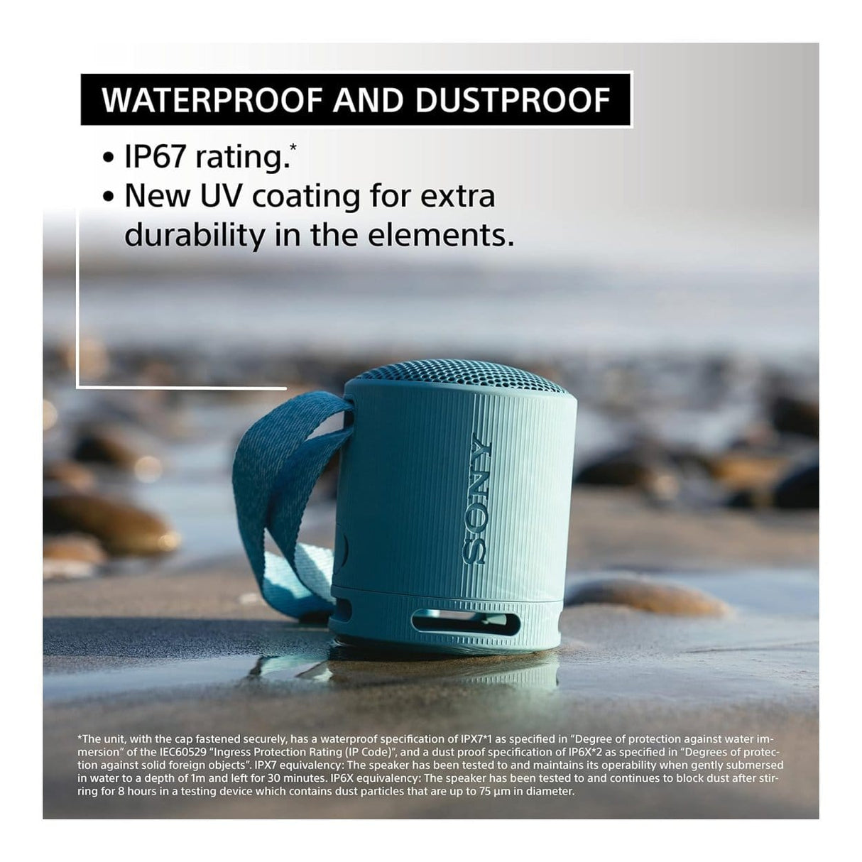 Sony SRS-XB100 Portable Bluetooth Wireless Travel Speaker SRS-XB100/LCE