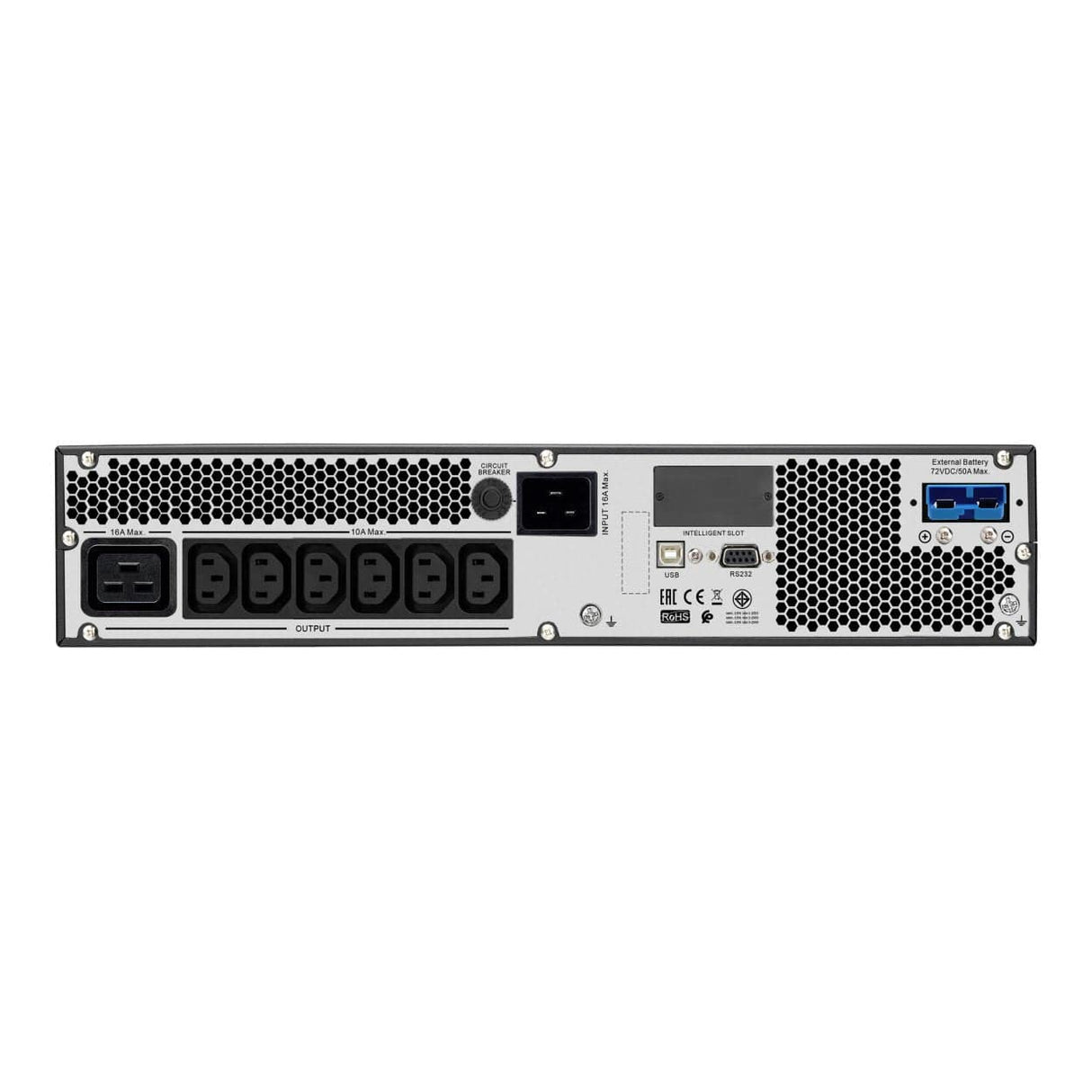 APC SRV3KRILRK Easy UPS 3kVA 2400W 7 AC Outlet Double-conversion Online UPS
