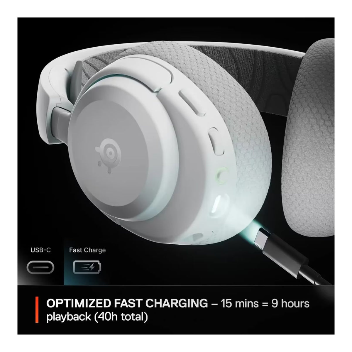 SteelSeries Arctis Nova 3X Wireless Gaming Headset for Xbox - White SS-61690