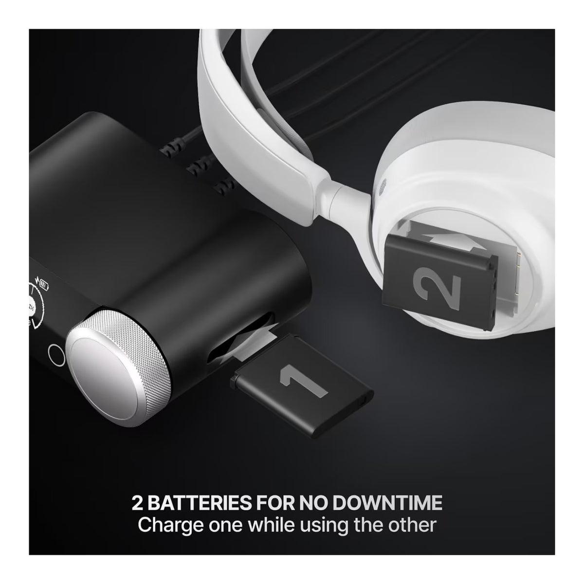 SteelSeries Arctis Nova Pro Omni Wireless Gaming Headset - White SS-61722