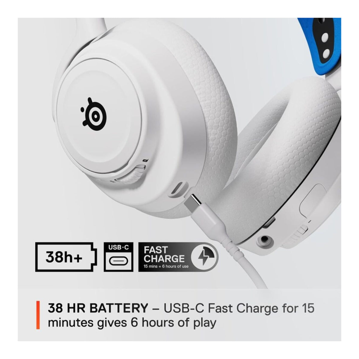 SteelSeries Arctis Nova 3P Wireless Gaming Headset - White SS-61776