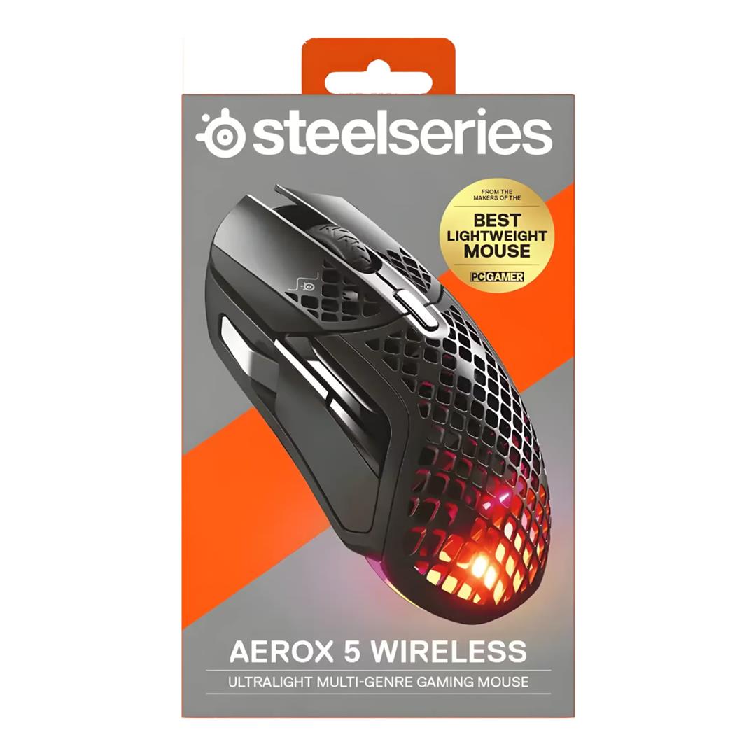 SteelSeries Aerox 5 Wireless Gaming Mouse - Black SS-62406