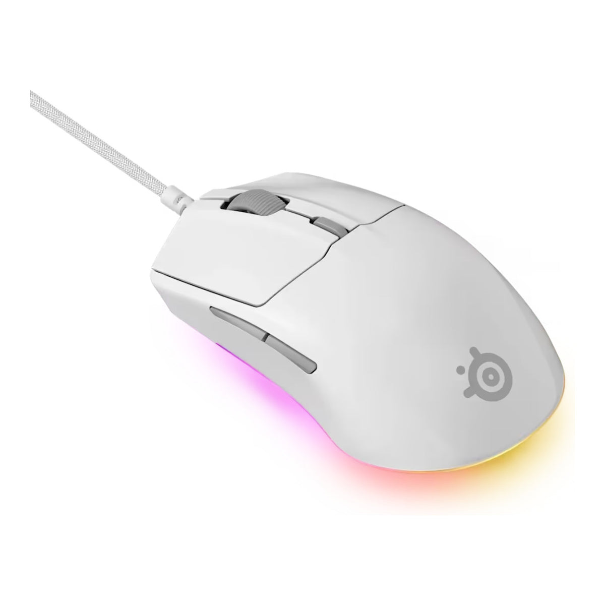 SteelSeries Rival 3 Gen 2 Wired Gaming Mouse - White SS-62516
