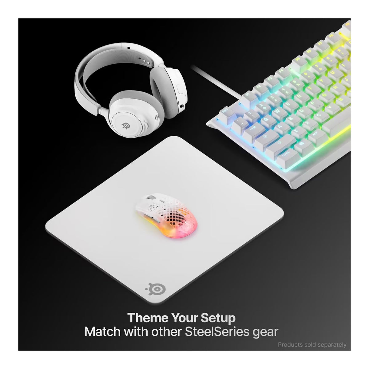 SteelSeries QcK Heavy Gaming Mouse Pad - L White SS-63480