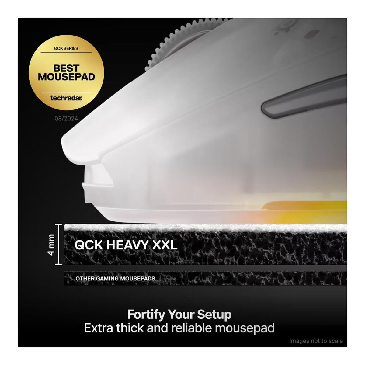 SteelSeries QcK Heavy Gaming Mouse Pad - XXL White SS-63481