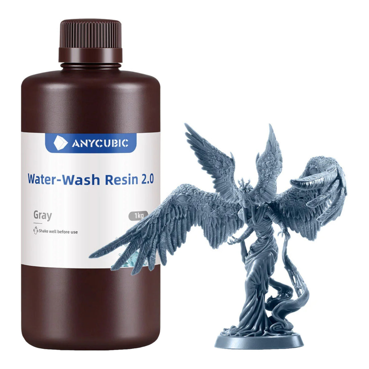 Anycubic Water-Wash Resin 2.0 1Kg - Grey SSX2GY-10