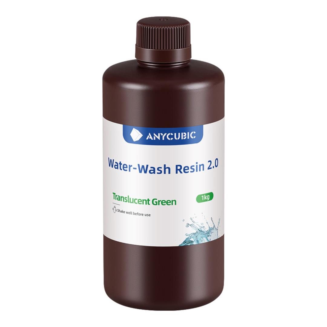 Anycubic Water-Wash Resin 2.0 1Kg - Translucent Green SSX2TG-10
