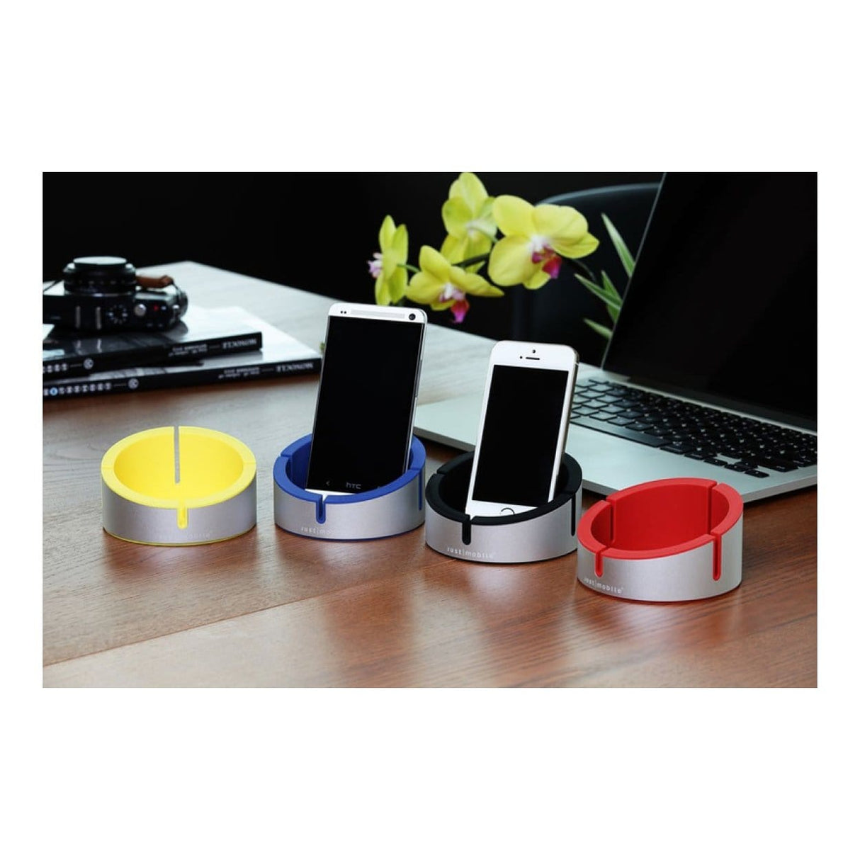 Just-Mobile AluCup Grande Smartphone Holder - Red ST-258RD