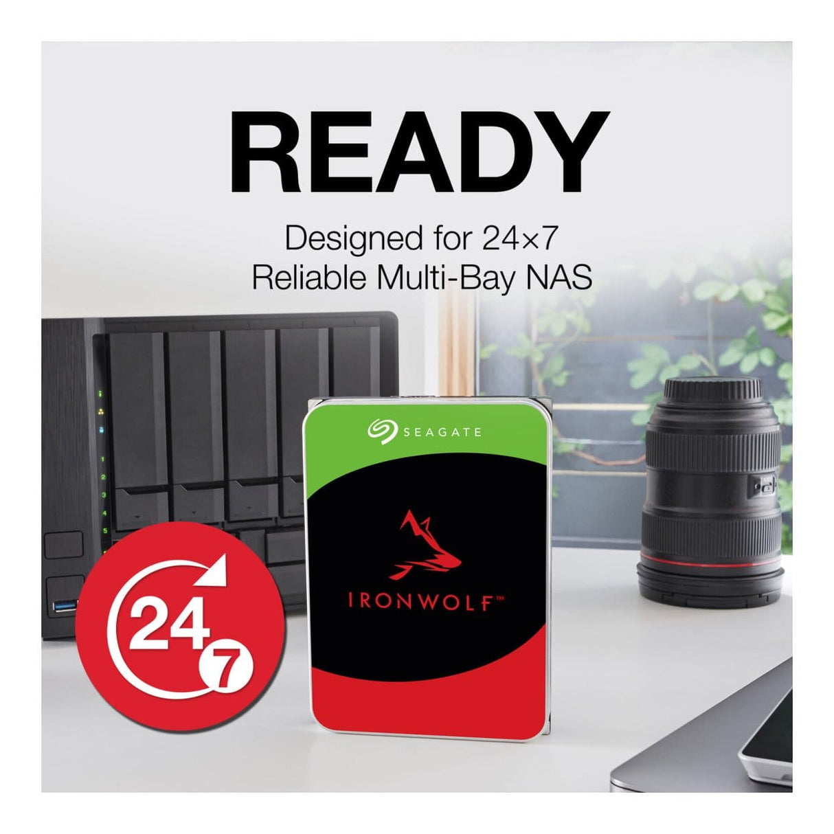 Seagate IronWolf 3.5-inch 4TB Serial ATA III Internal Hard Drive ST4000VN006