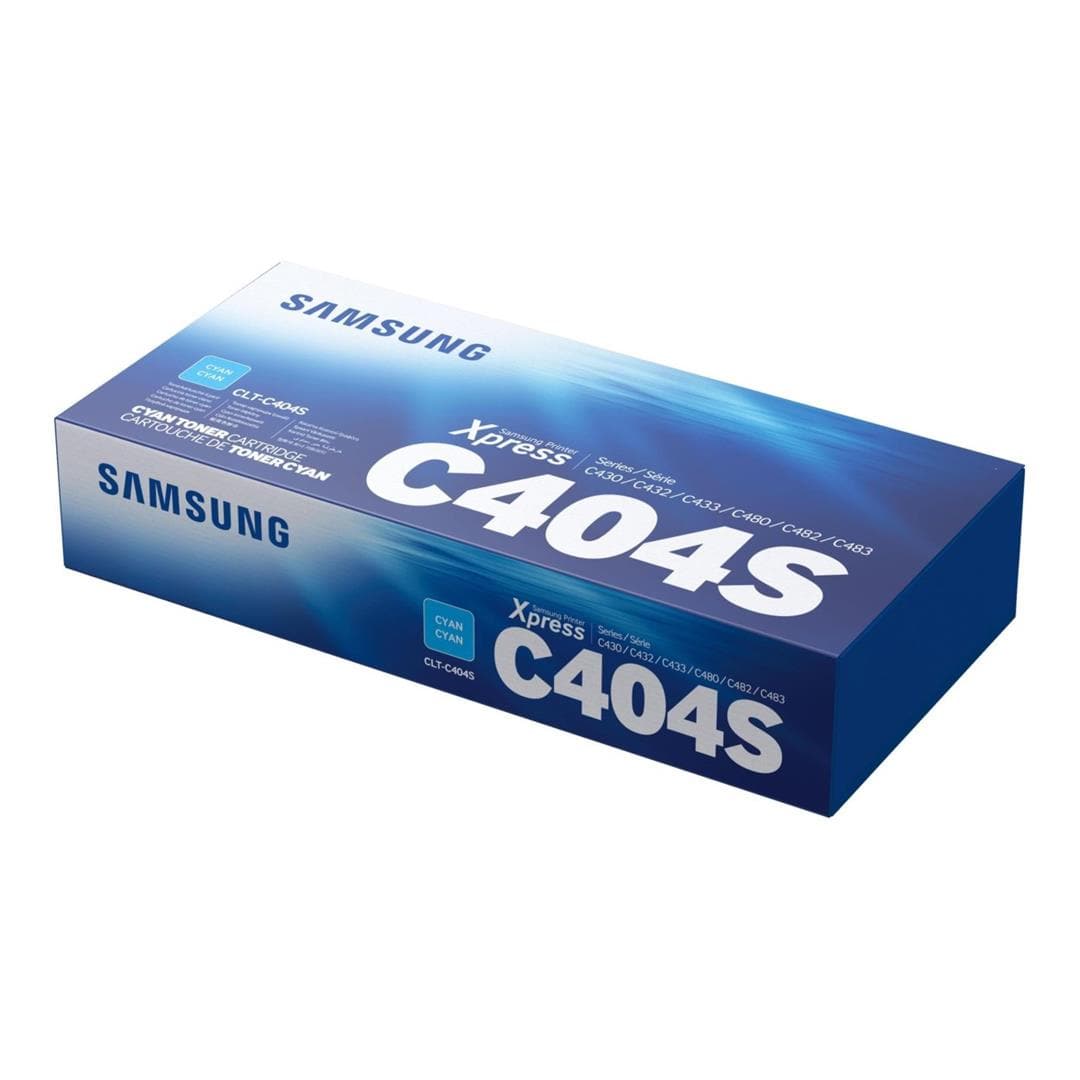 Samsung CLT-C404S Cyan Toner Cartridge 1,000 Pages Original ST975A Single-pack